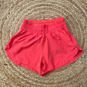 Lululemon high waisted running shorts - size 4